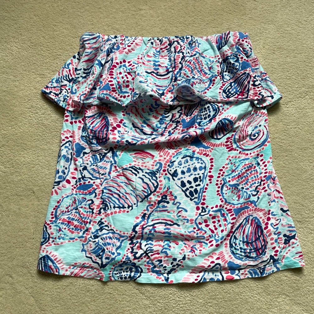 Lilly Pulitzer Strapless Tee